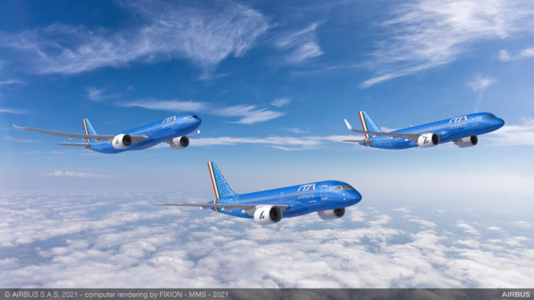 ITA Airways confirme sa commande de 28 appareils Airbus (7 A220, 11 A320neo, 10 A330neo)