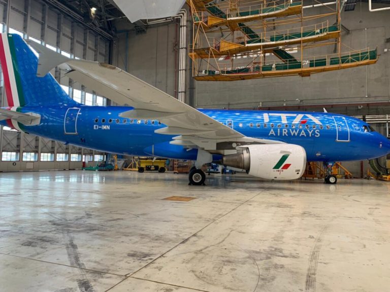 Le deuxième avion avec la nouvelle livrée rejoint la flotte d’ITA Airways